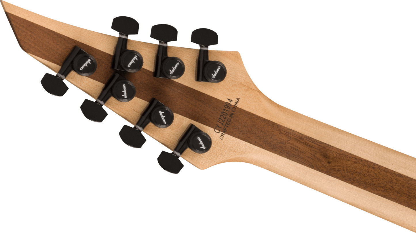 Jackson Pro Plus Series DK Modern MDK7 HT Satin Red with Black bevels