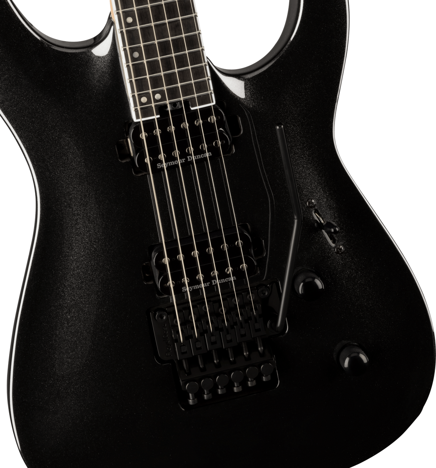 Jackson Pro Plus Series DKA Metallic Black Ebony Fingerboard