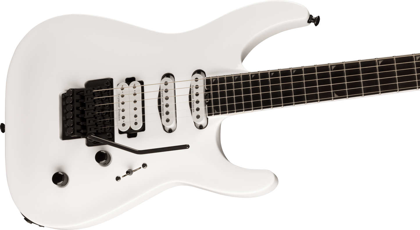 Jackson Pro Plus Series Soloist SLA3 Snow White Ebony Fingerboard