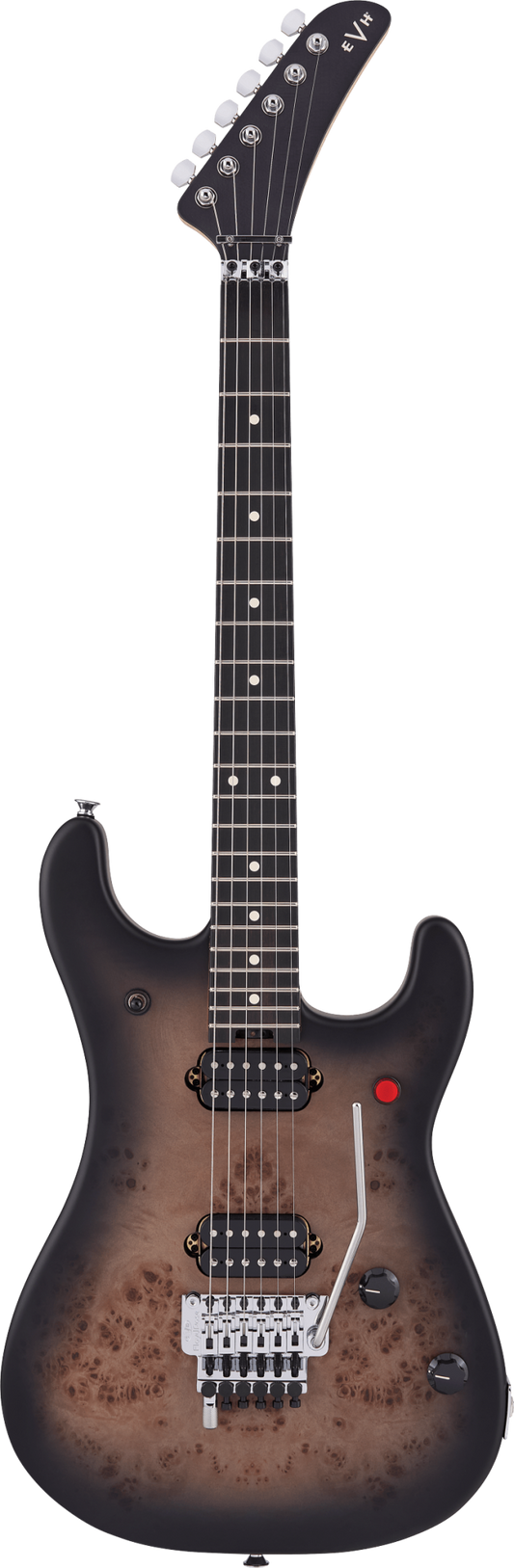 EVH 5150 Series Deluxe Poplar Burl Ebony Fingerboard Black Burst