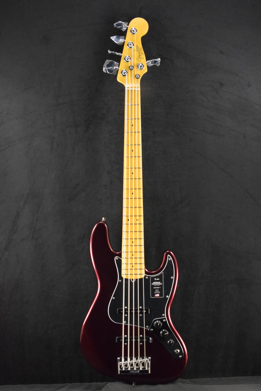 Fender American Professional Jazz Bass V Oxblood Maple Fingerboard