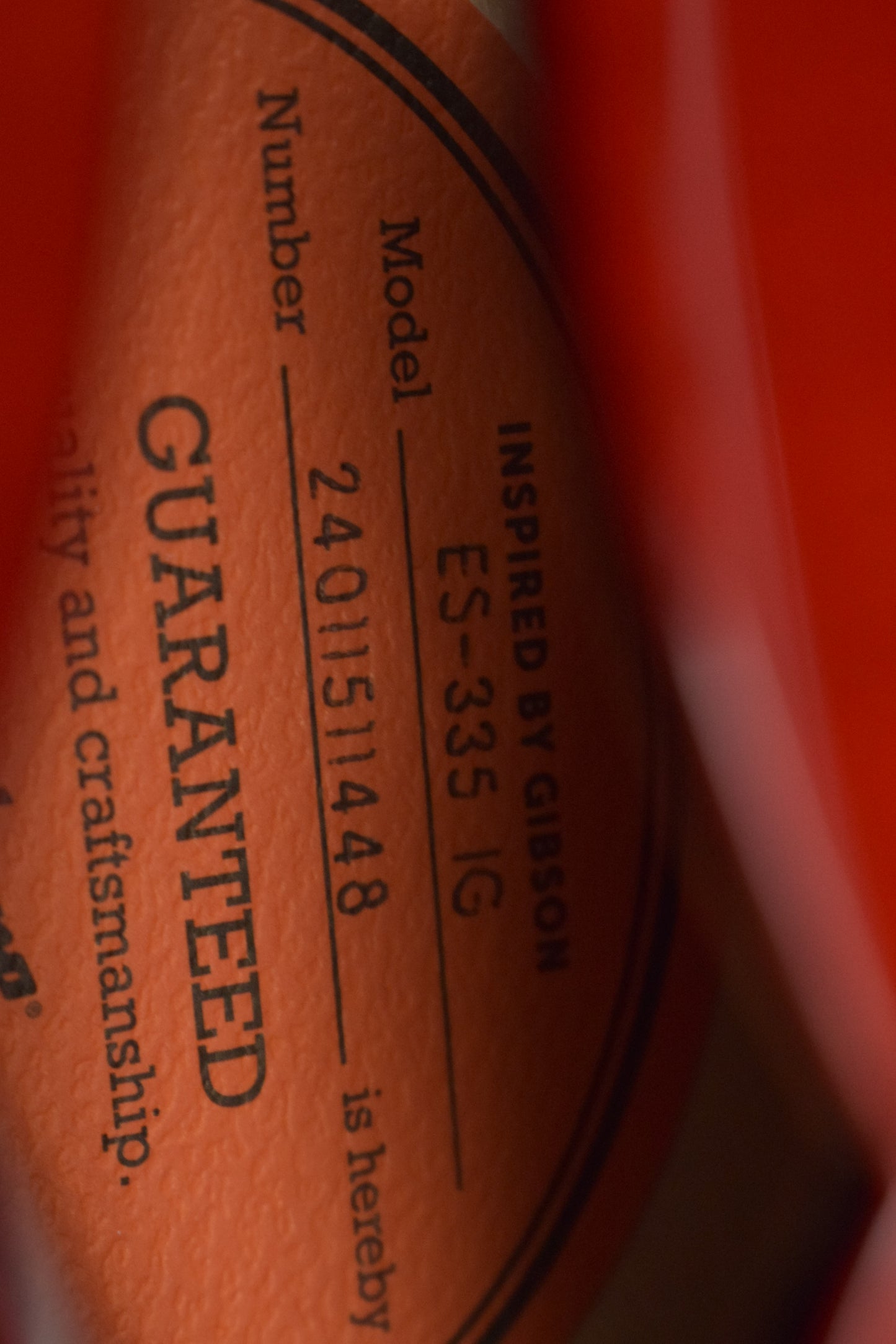 Epiphone ES-335 Figured Cherry w/Gig Bag