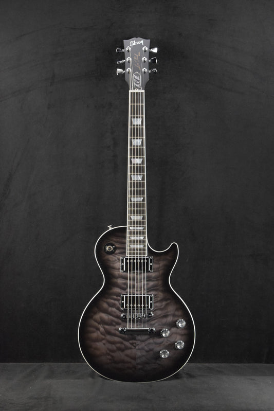 Gibson Mark Morton Les Paul Modern Quilt Translucent Ebony Burst Satin