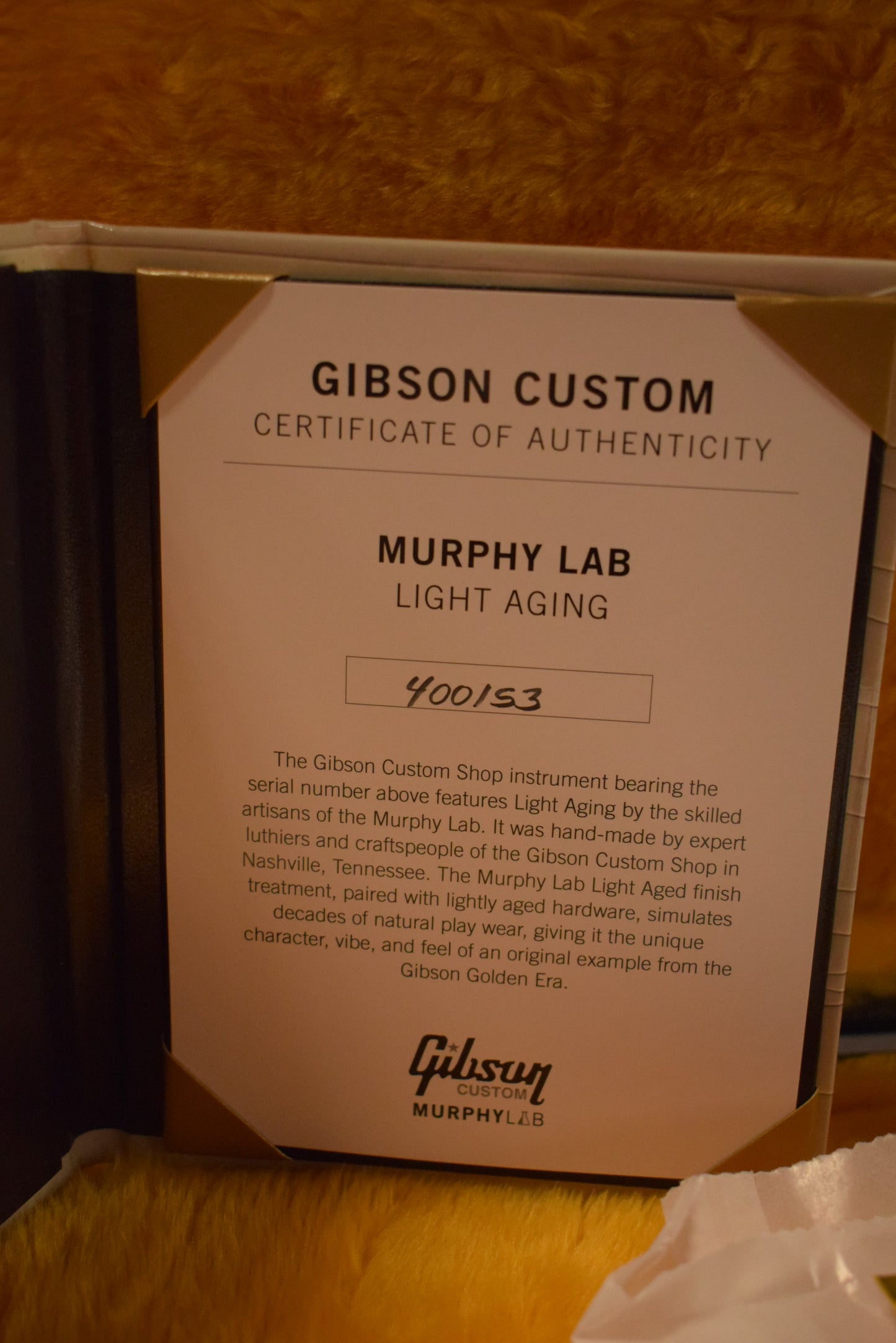 Gibson Murphy Lab 1963 Firebird V With Maestro Vibrola Cardinal Red Light Aged