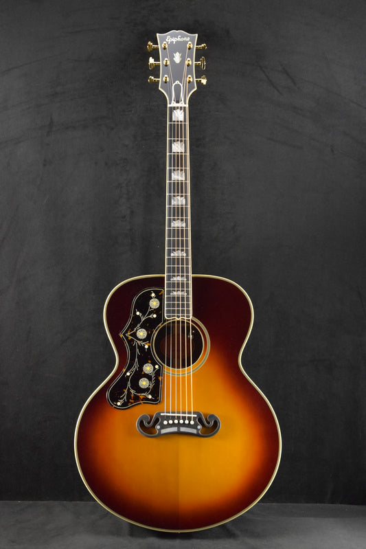 Epiphone IGC Pre-War SJ-200 Rosewood Reissue Left-Handed Vintage Sunburst