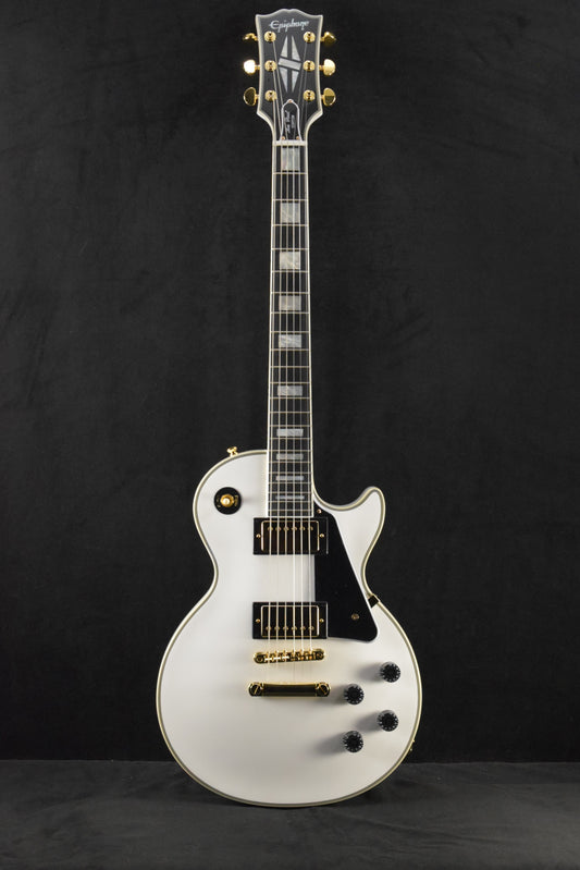 Epiphone IGC Les Paul Custom Alpine White w/ Hardshell Case