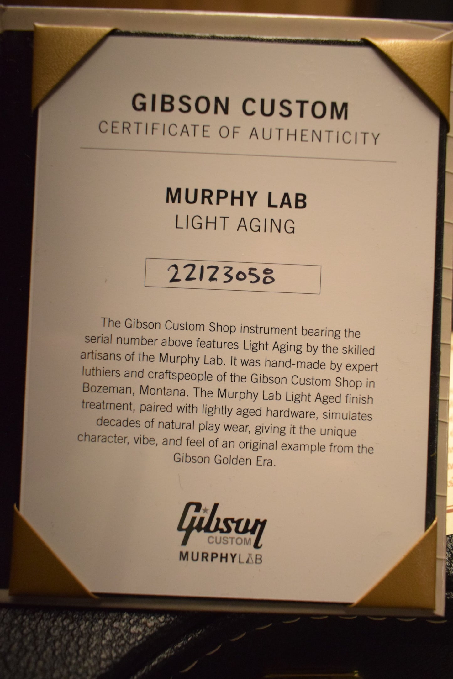 Gibson Murphy Lab 1960 Hummingbird Heritage Cherry Sunburst Light Aged