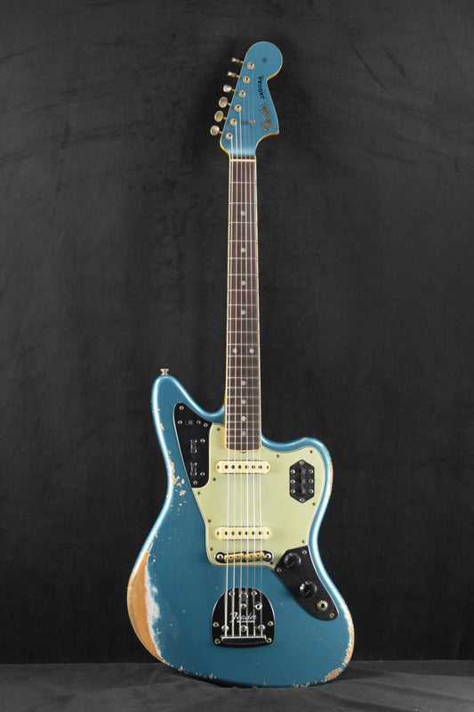 Fender Custom Shop 1965 Jaguar Heavy Relic Faded Ocean Turquoise Rosewood Fingerboard