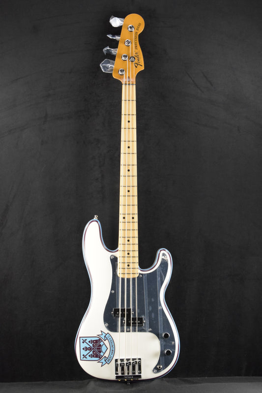 Fender Steve Harris Precision Bass Olympic White Maple Fingerboard