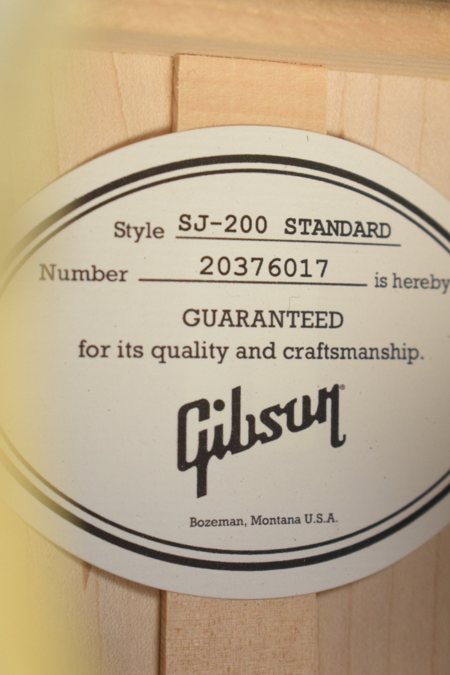 Gibson SJ-200 Standard Classic White