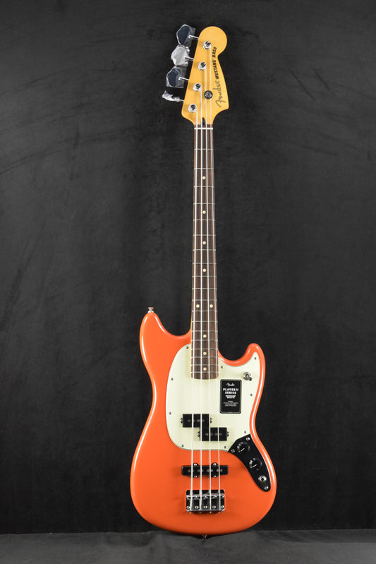 Fender Player II Mustang Bass PJ Rallye Orange Rosewood Fingerboard