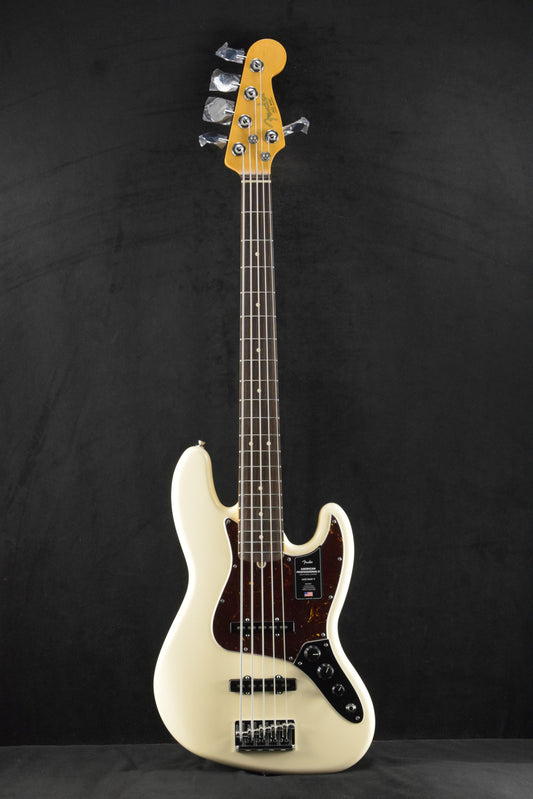 Fender American Professional II Jazz Bass V Rosewood Fingerboard Olympic White