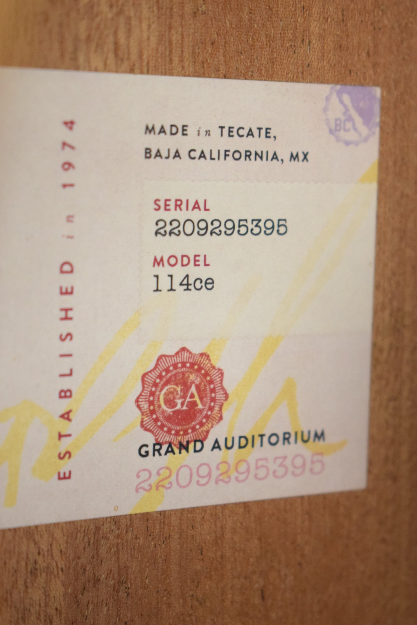 Taylor 114ce Sapele/Torrefied Spruce Natural