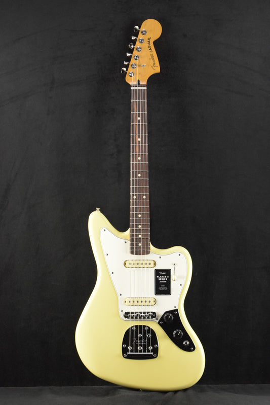 Fender Player II Jaguar Hialeah Yellow Rosewood Fingerboard
