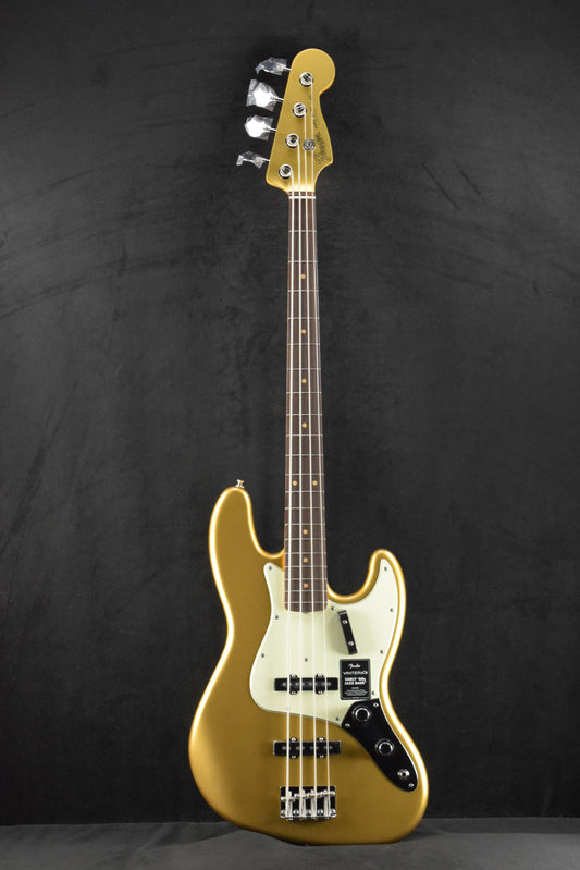 Fender Vintera III Early '60s Jazz Bass Aztec Gold Rosewood Fingerboard