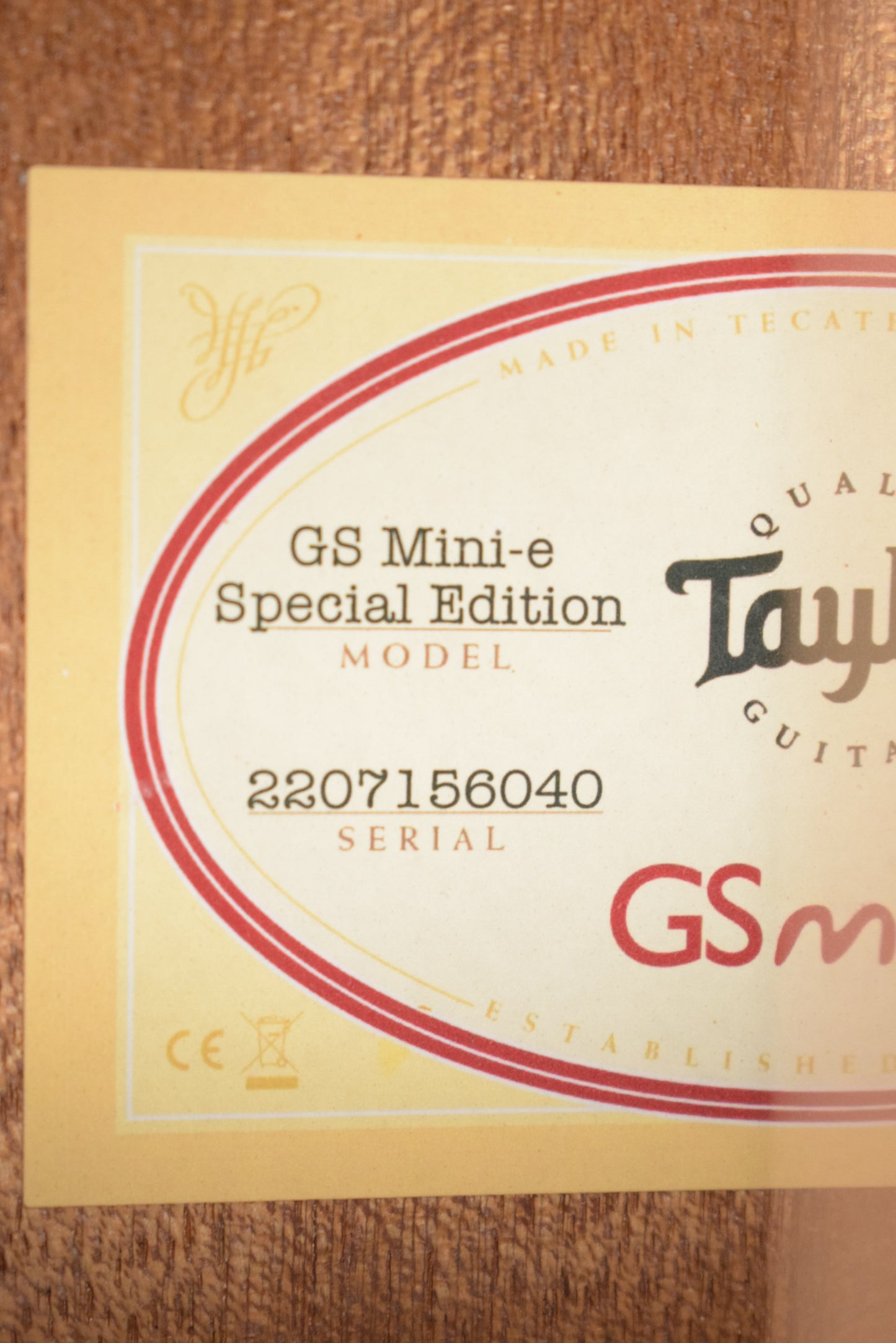 Taylor GS Mini-e Special Edition Floral Green