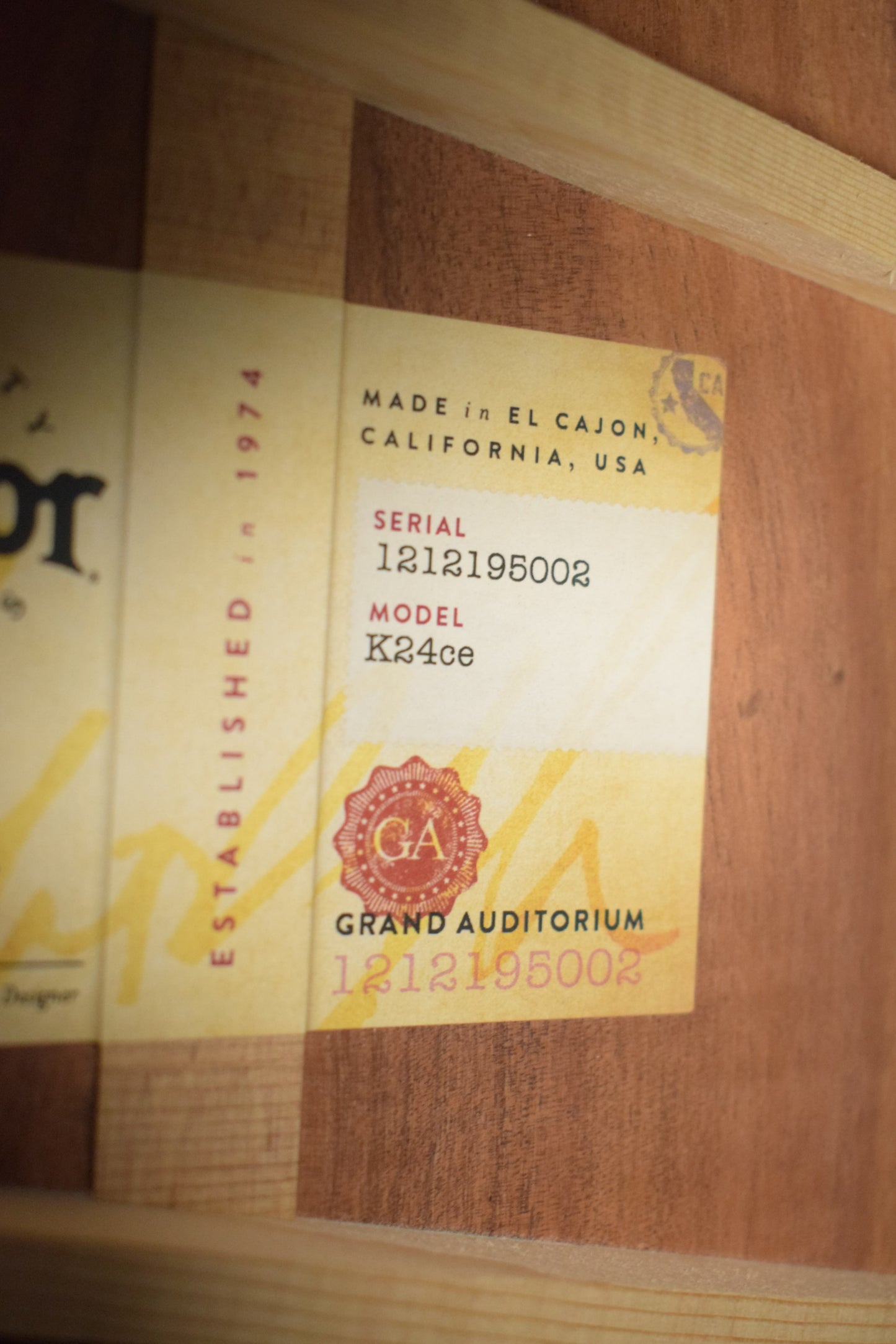 Taylor Next Generation K24ce Koa