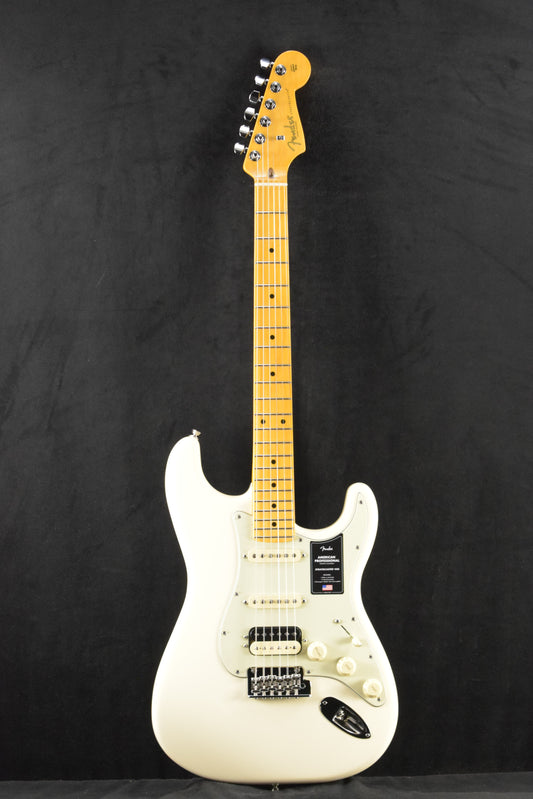 Fender American Professional Stratocaster HSS Olympic White Maple Fingerboard