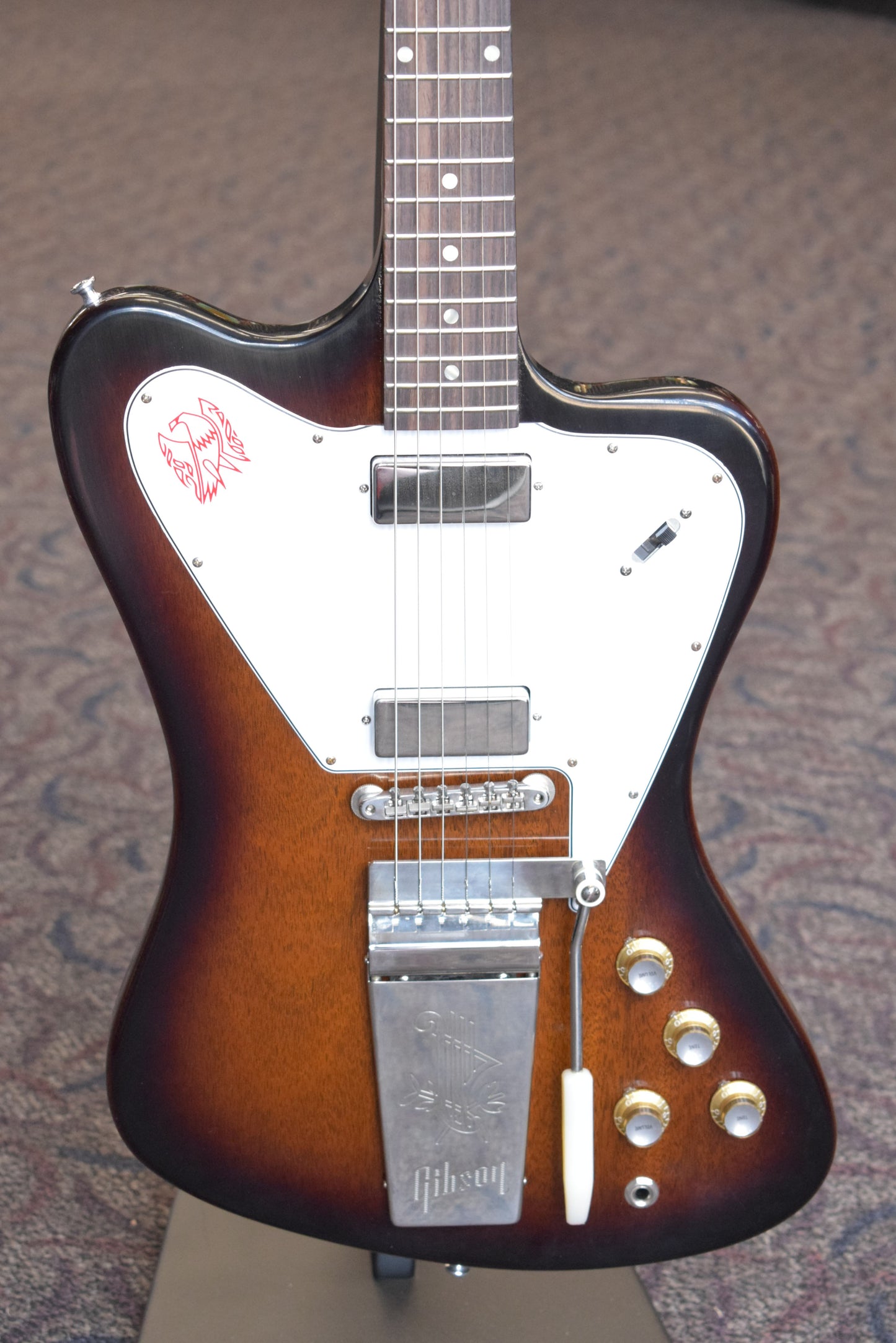 Gibson Custom Shop 1965 Non-Reverse Firebird V w/ Maestro Vibrola Vintage Sunburst
