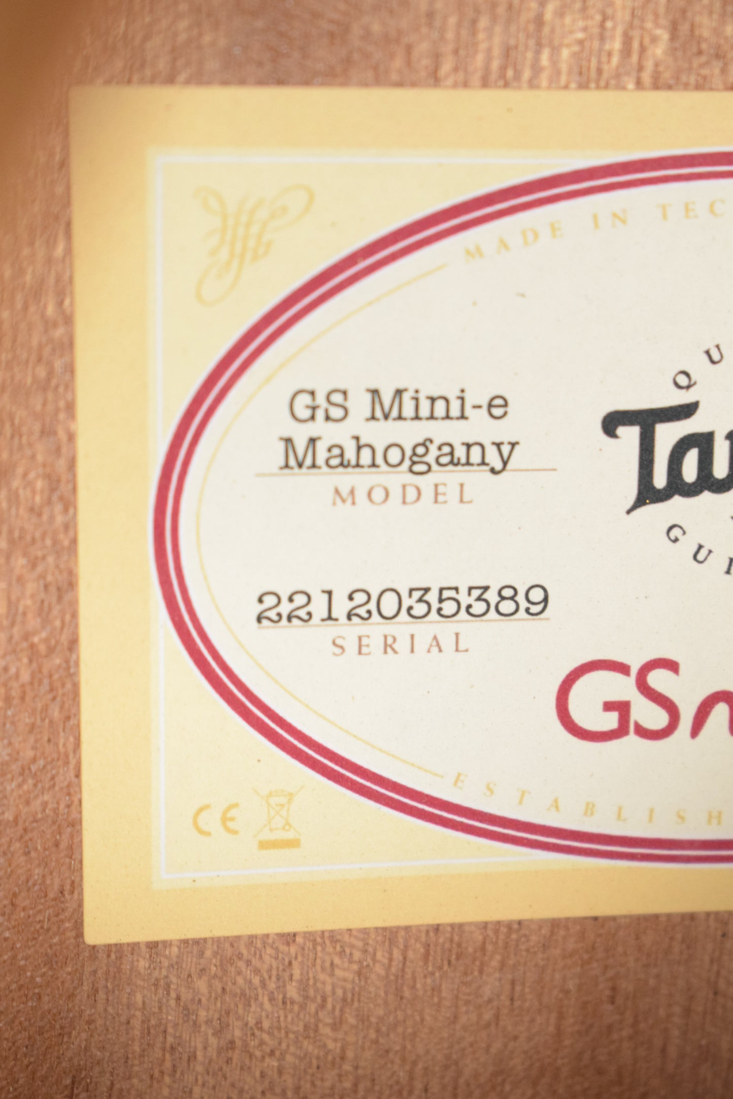 Taylor GS Mini-e Mahogany Left Handed
