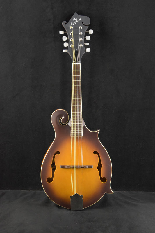Epiphone F-5 Studio Mandolin Vintage Sunburst Satin w/ Premium Gig Bag