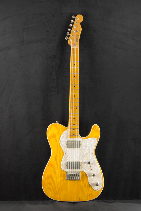 Whitfill T NoLine Natural (Top Bound) Natural Swamp Ash Semi-Hollow No F Hole