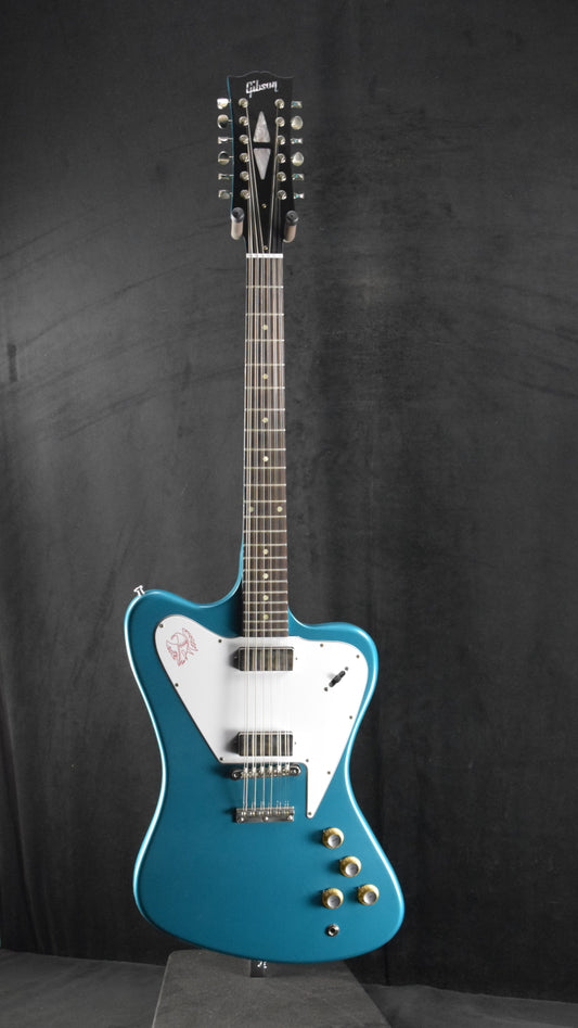 Gibson Custom Shop 1965 Non-Reverse Firebird V 12-String Reissue Aqua Mist VOS
