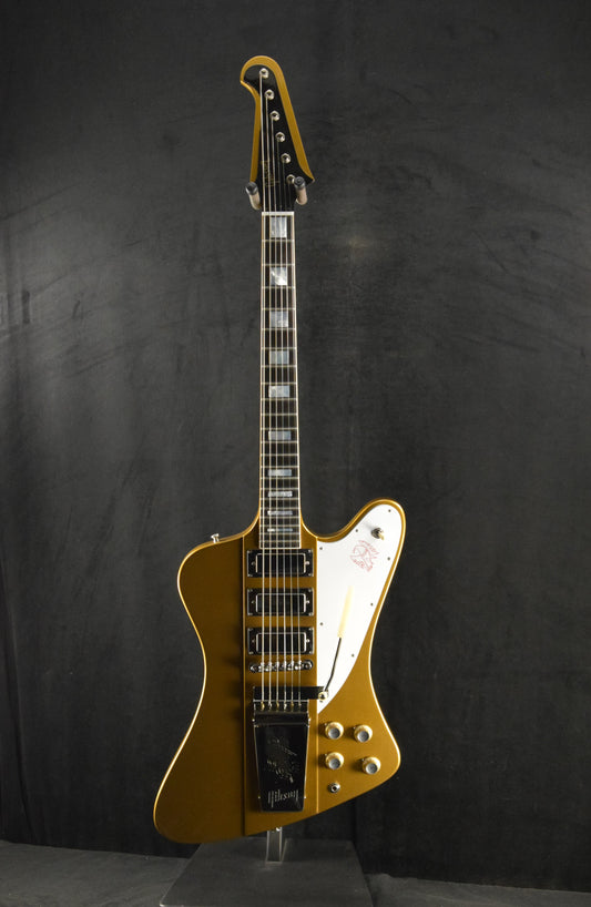 Gibson Custom LE 1963 Firebird VII Reissue Double Gold Maestro Gloss NH