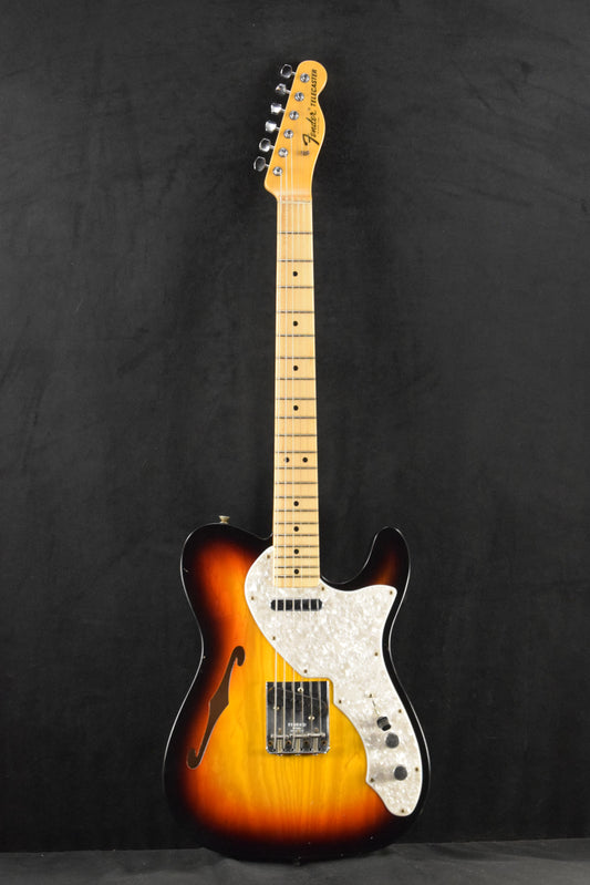 Fender '68 Tele Thinline Fiji Mahogany Journeyman Relic - 3-Color Sunburst