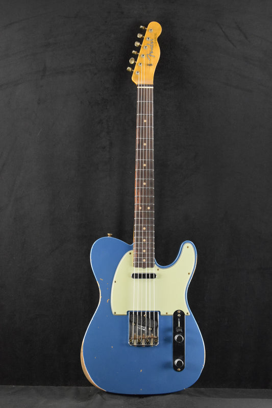 Fender 1963 Telecaster Relic Aged Lake Placid Blue 3A Rosewood Fingerboard