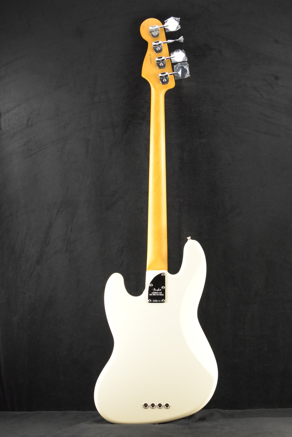 Fender American Professional Jazz Bass Olympic White Maple Fingerboard