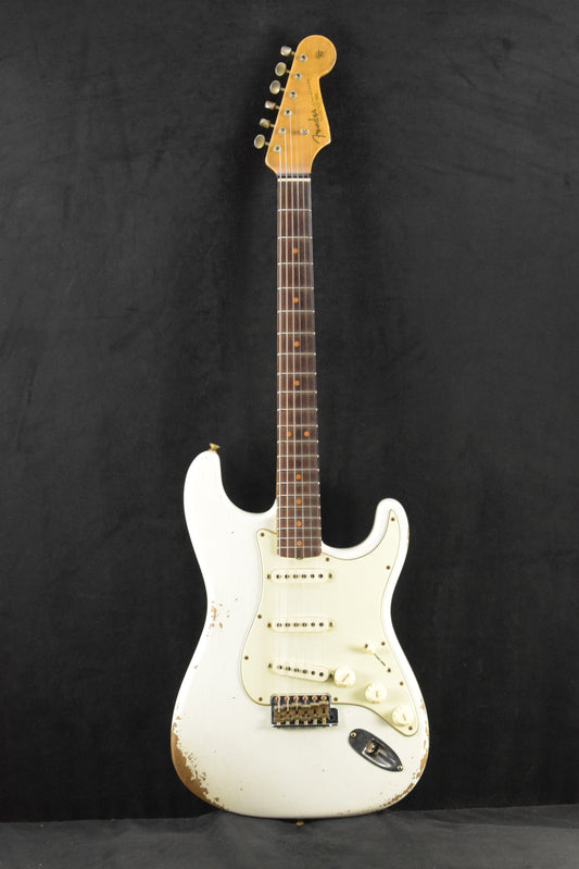 Fender Limited Edition 1964 L-Series Stratocaster Heavy Relic 3A Aged Olympic White