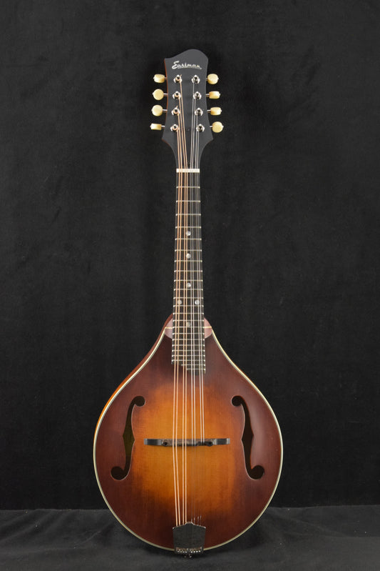 Eastman MD305-A-WN-AB A-Style F-Hole Mandolin Adirondack Top Wide Nut Amberburst