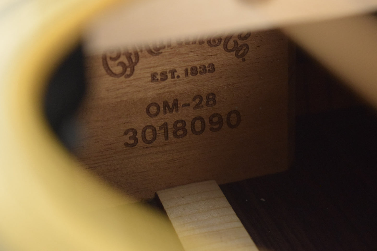 Martin OM-28E Fishman Aura VT Blend Natural