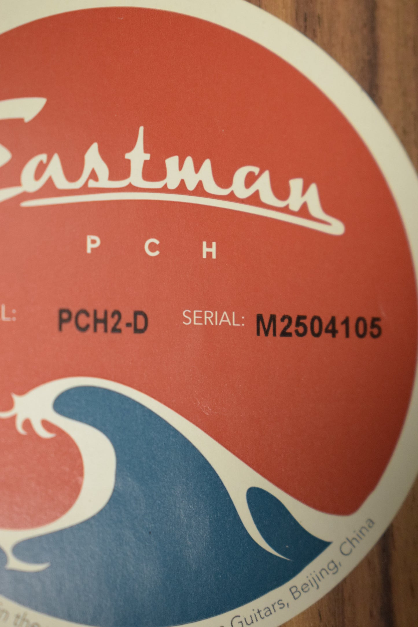 Eastman PCH2-D Dreadnought Thermo-Cure Natural Truetone Finish