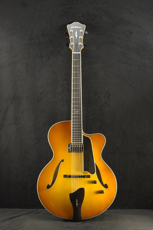 Eastman AR805CE-GB 16" Archtop Lollar Pickup Goldburst Truetone Gloss