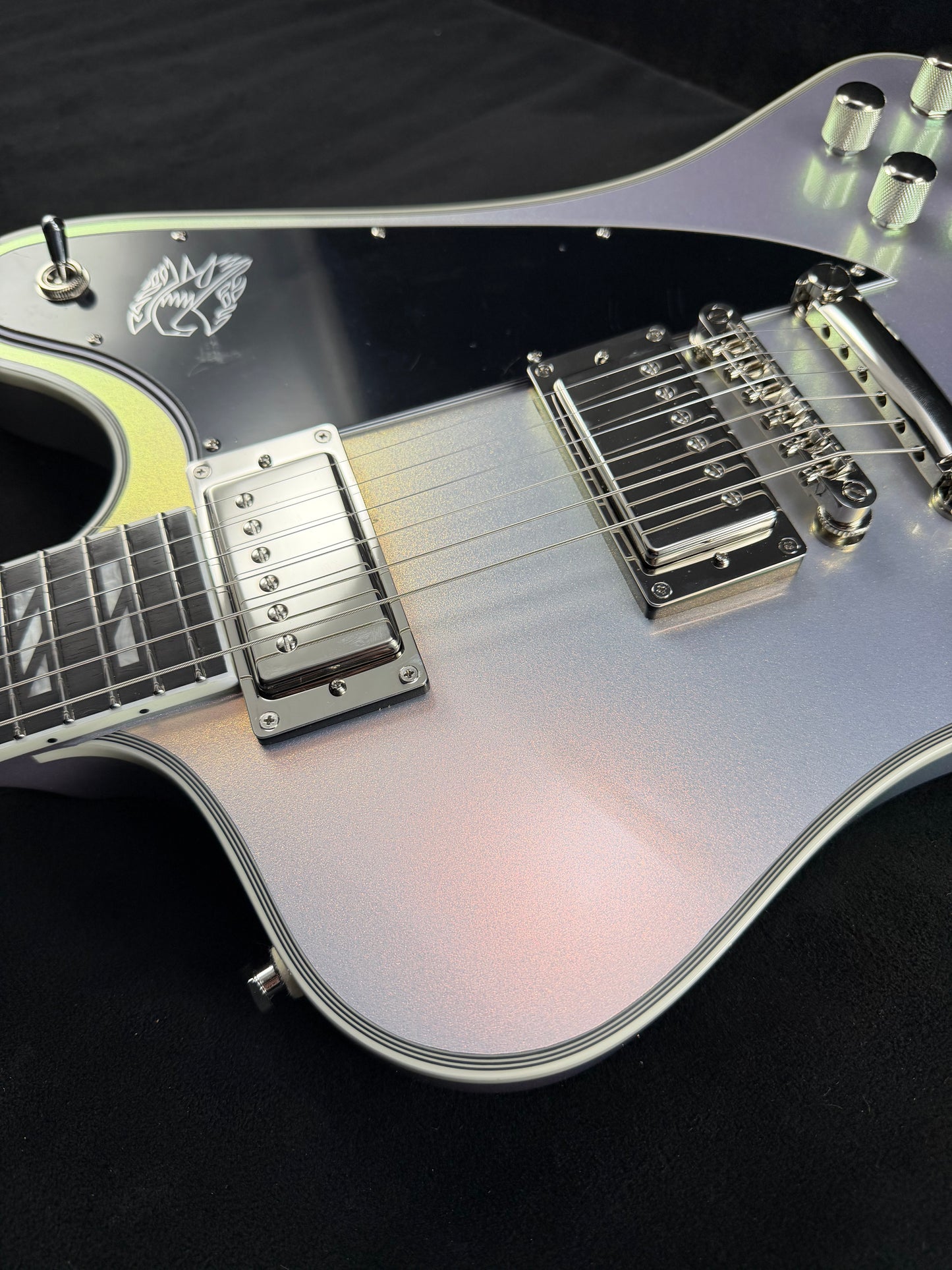 Epiphone Futura Firebird Custom Quicksilver Shift