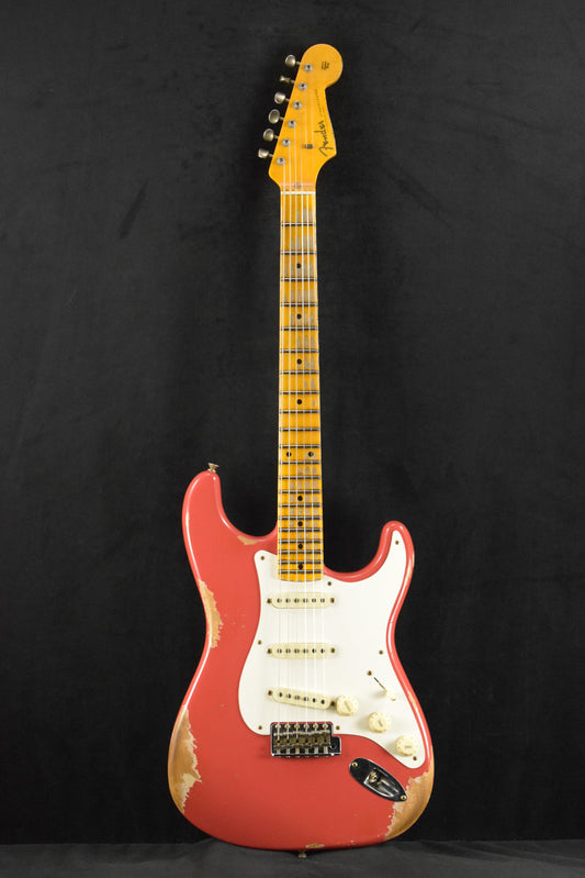 Fender 1957 Stratocaster Heavy Relic Aged Fiesta Red w/1-Piece Rift Sawn Maple Neck Fingerboard