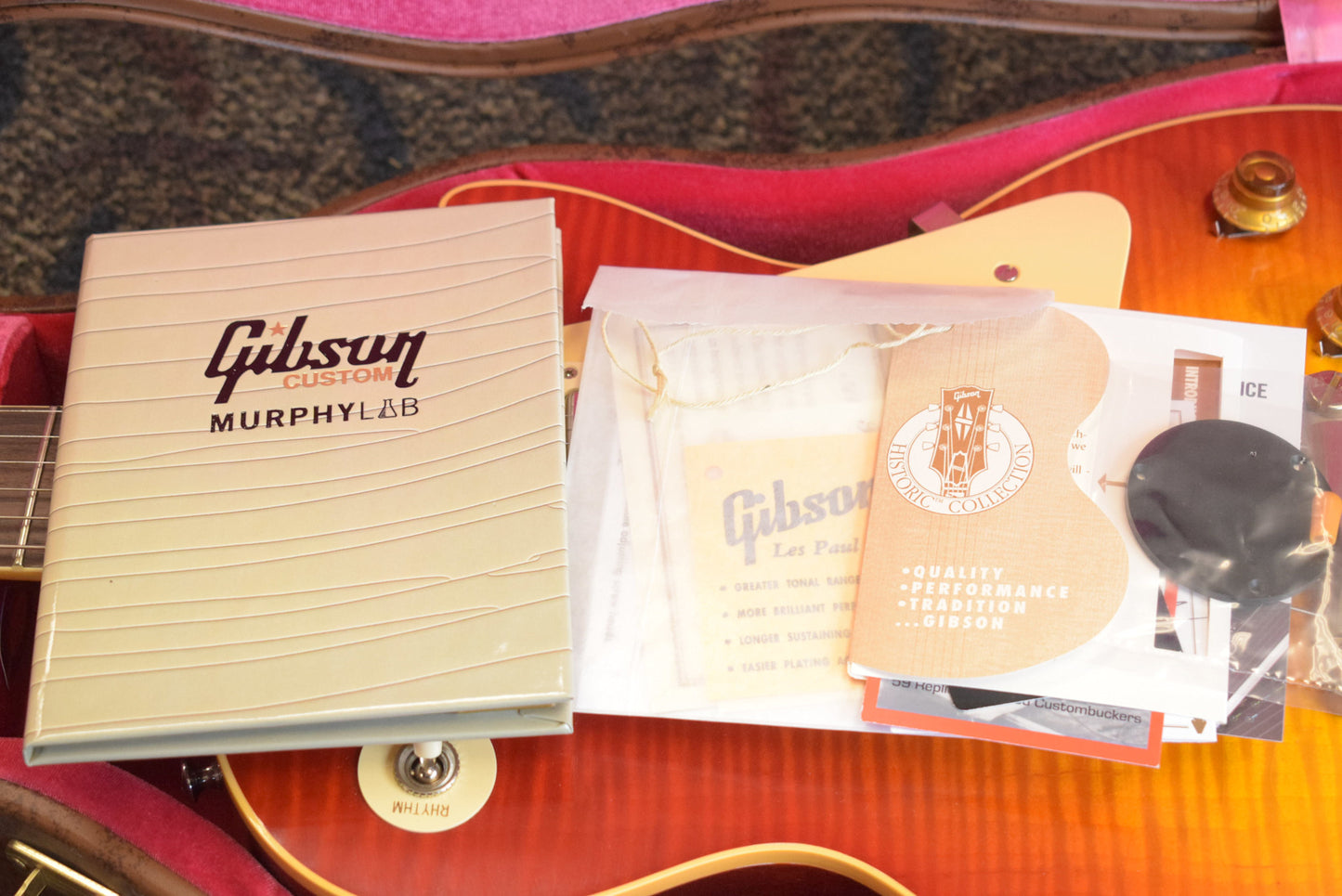 Gibson Murphy Lab 1959 Les Paul Standard Sunrise Tea Burst Ultra Light Aged Fuller's Exclusive