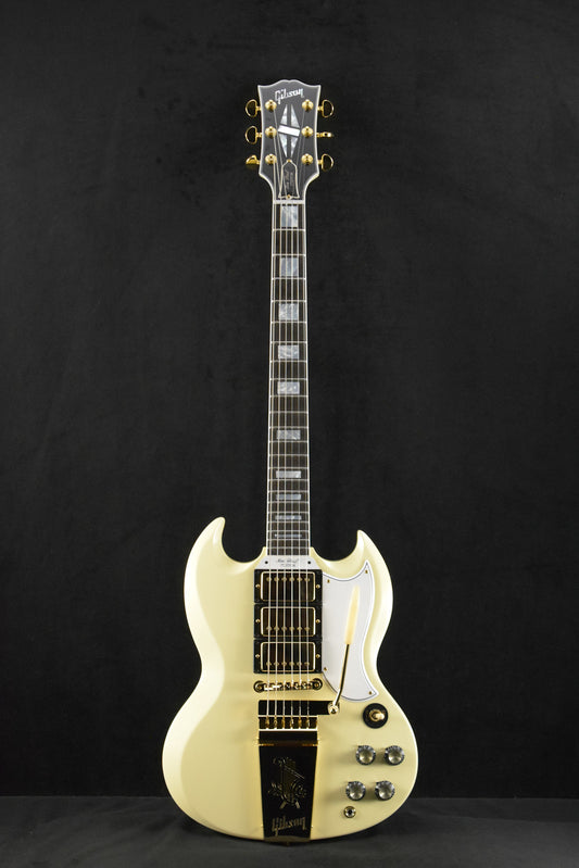 Gibson Custom Shop 1963 Les Paul SG Custom Reissue with Maestro Vibrola Classic White