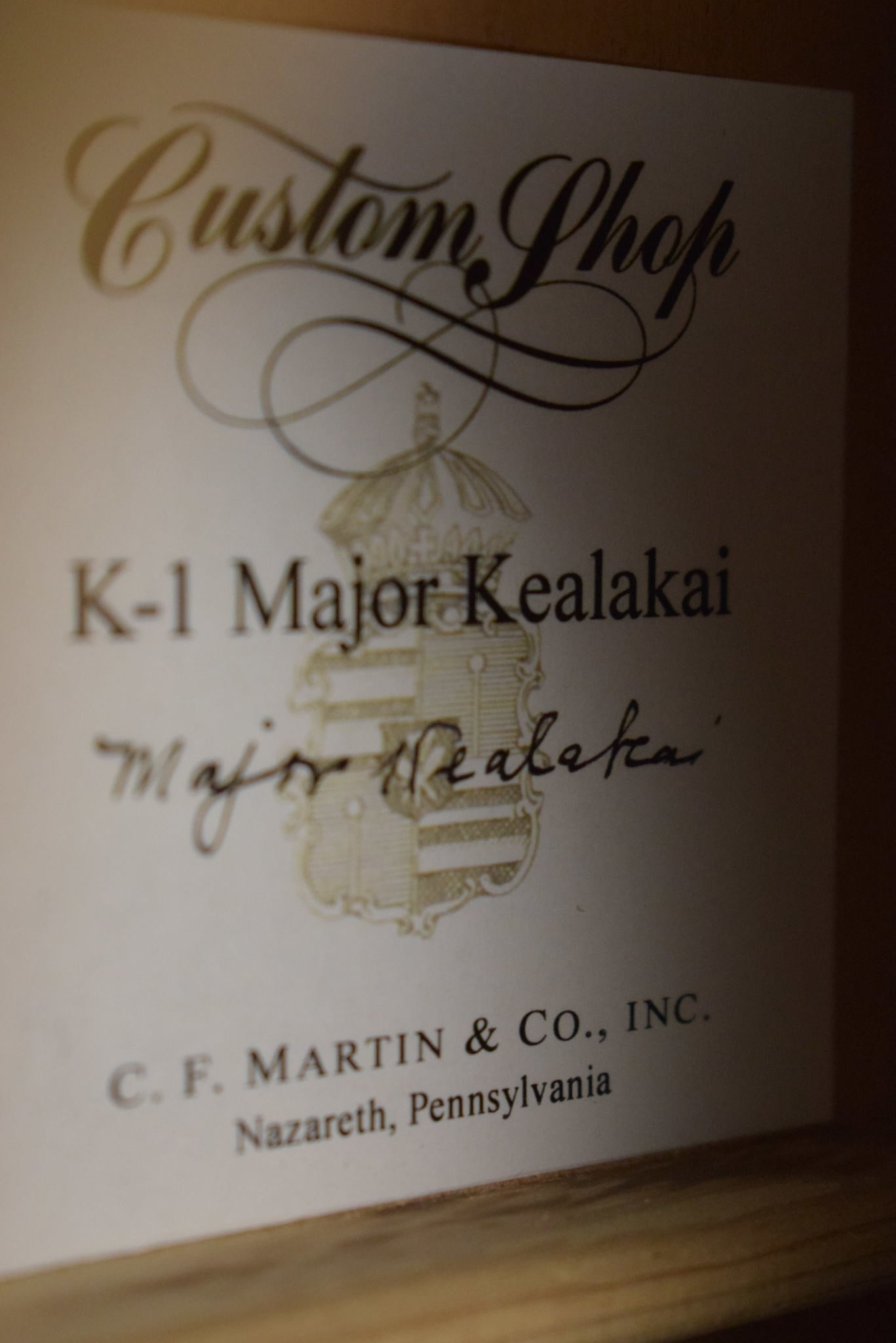 Martin Custom Major Kealakai Natural