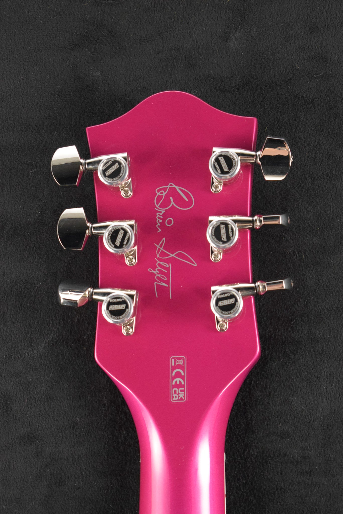 Gretsch G6120T-HR Brian Setzer Signature Hot Rod Hollow Body with Bigsby Candy Magenta