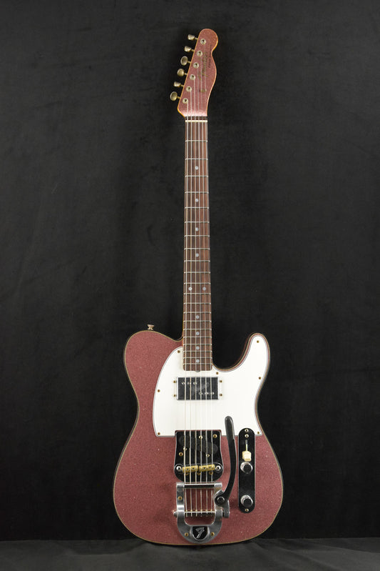 Fender Limited Edition CuNiFe Tele Custom Journeyman Relic - Aged Champagne Sparkle