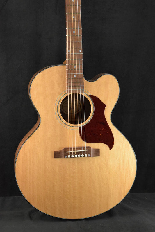 Gibson J-185 EC Modern Acoustic-Electric Cutaway Walnut Antique Natural