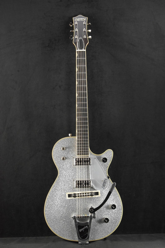 Gretsch G6129T-59 Vintage Select ’59 Silver Jet with Bigsby TV Jones Silver Sparkle