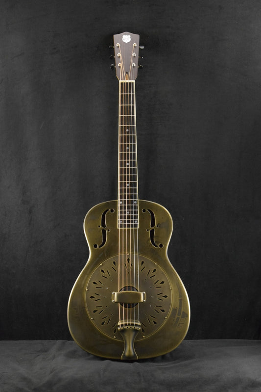 National Style O 14-Fret Antique Brass Weathered Finish