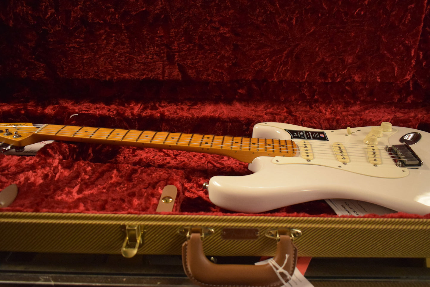 Fender American Ultra Luxe Vintage '50s Stratocaster White Blonde Maple Fingerboard
