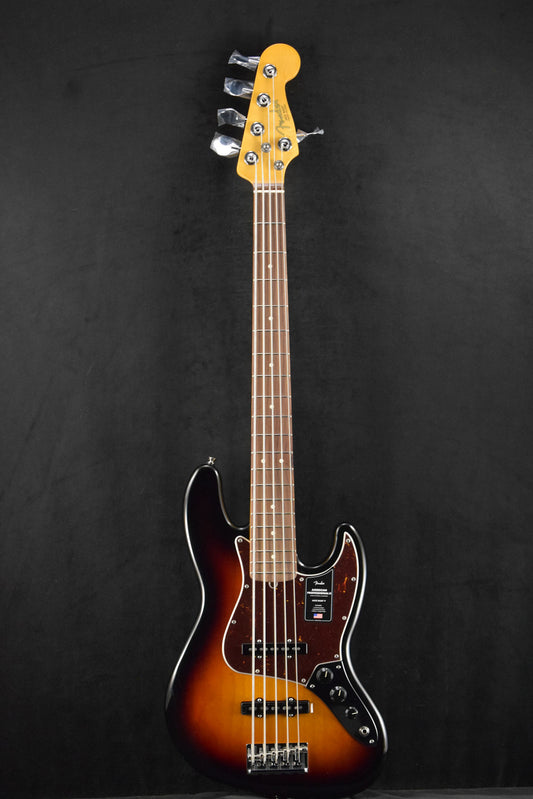 Fender American Professional II Jazz Bass V 3-Color Sunburst Rosewood Fingerboard
