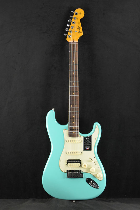 Fender American Ultra Luxe Vintage '60s Stratocaster HSS Sea Foam Green Rosewood Fingerboard