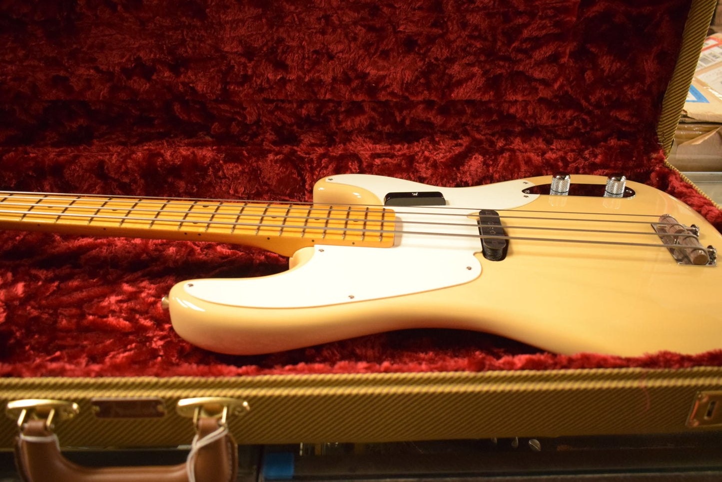 Fender American Vintage II 1954 Precision Bass Vintage Blonde Maple Fingerboard